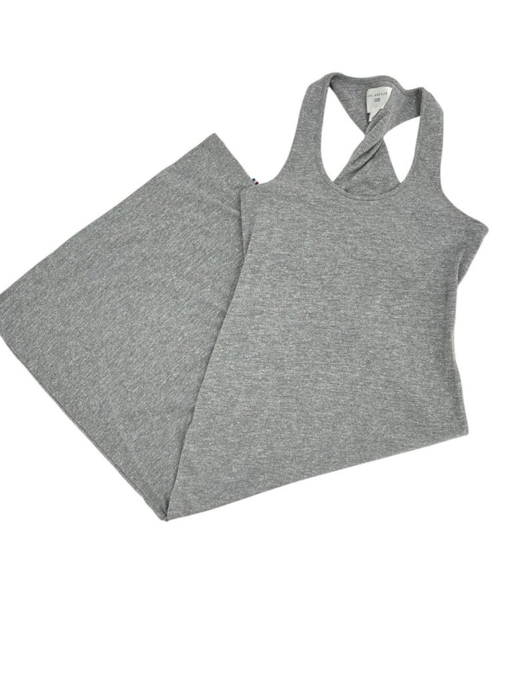 SOL LOS ANGELES Women's Gray Claire Twisted Racerback Midi Dress NWT XS